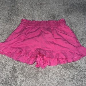 pink aerie shorts